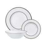 Vajilla Tramontina Sienna de porcelana decorada — 12 piezas